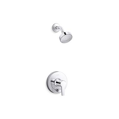 Kohler Pitch Rite-temp Shower Trim Kit with Push-button Diverter, 1.75 Gpm - Polished Chrome