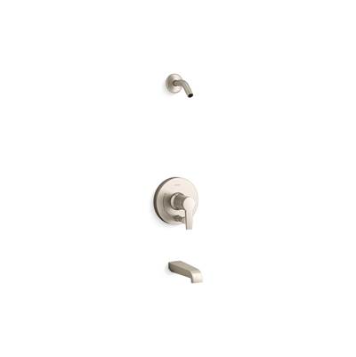 Kohler Pitch Rite-temp Bath and Shower Trim Kit with Push-button Diverter, Without Showerhead -...