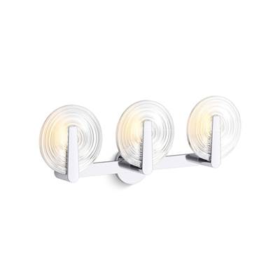 Kohler Hint Three-light sconce - Polished Chrome