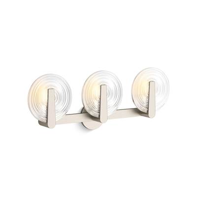 Kohler Hint Three-light sconce - Brushed Nickel