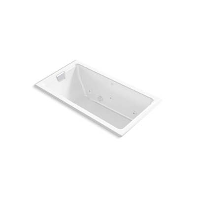 Kohler Tea-for-Two 66'' x 36'' drop-in/undermount whirlpool bath - White