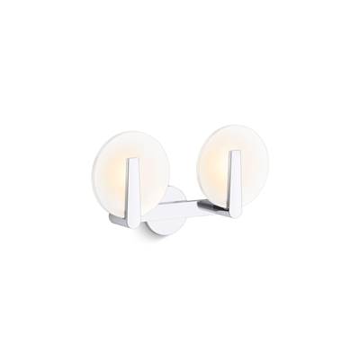 Kohler Hint Two-light sconce - Polished Chrome