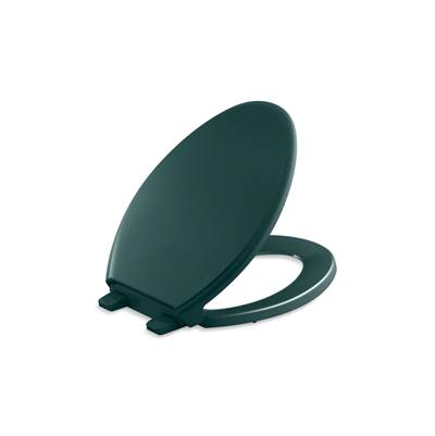 GlenburyE ReadyLatch Quiet-CloseE elongated toilet seat - Teal