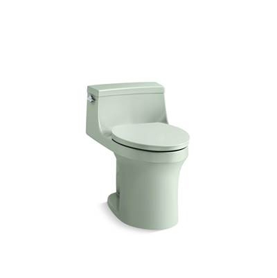 Kohler San Souci One-piece compact elongated toilet with concealed trapway, 1.28 gpf - Aspen Green