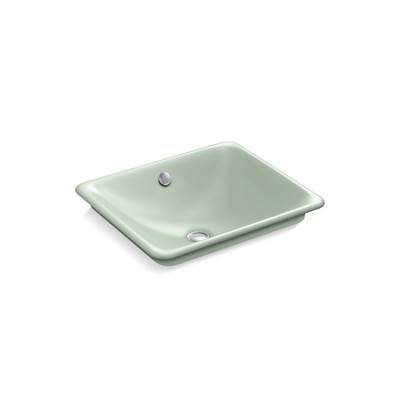 Iron Plains 18-1/2'' rectangular vessel bathroom sink - Aspen Exterior With Aspen Interior