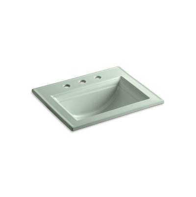 Kohler Memoirs Stately 22-3/4'' Rectangular Drop-in Bathroom Sink - Aspen Green