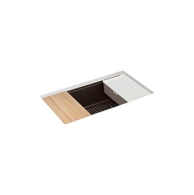 BillingsE 32-1/2'' undermount single-bowl workstation kitchen sink