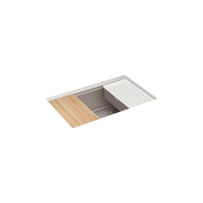 BillingsE 29'' undermount single-bowl workstation kitchen sink