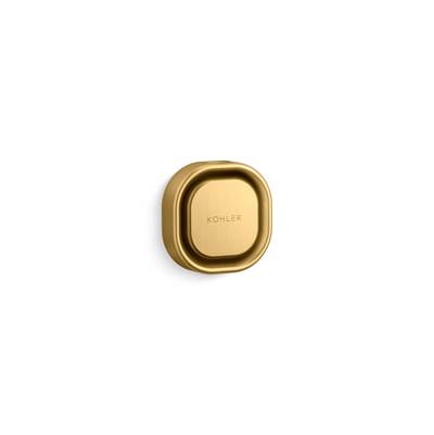 Kohler Invigoration Series Square Steam Head - Vibrant Brushed Moderne Brass