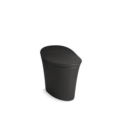 Kohler Veil One-piece compact elongated smart toilet, dual-flush - Honed Black