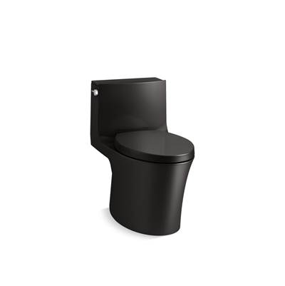 Kohler Veil One-piece elongated toilet with skirted trapway, dual-flush - Black
