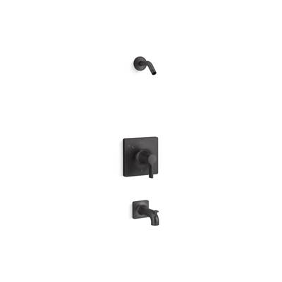Kohler Venza Rite-Temp bath and shower trim kit, without showerhead - Matte Black