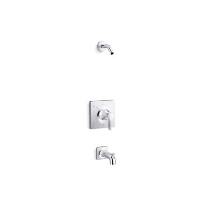 Kohler Venza Rite-Temp bath and shower trim kit, without showerhead - Polished Chrome