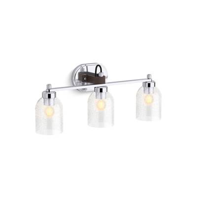 Kohler Tannage Three-light sconce - Polished Chrome