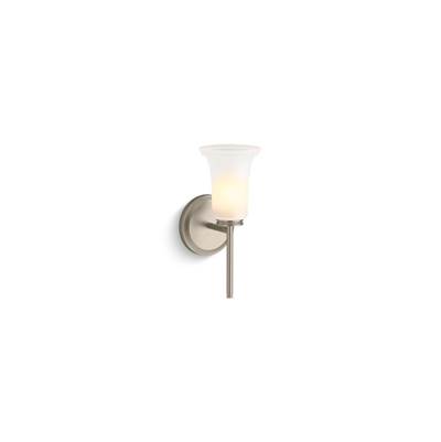Bellera One-light sconce with frosted shade