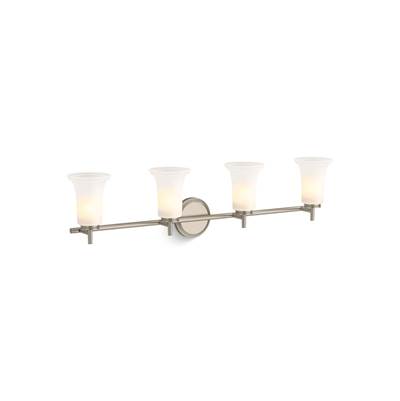 Bellera Four-light sconce with frosted shades