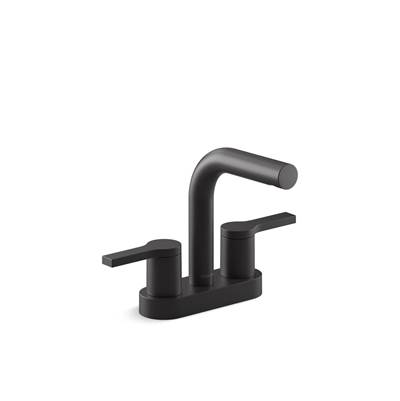 Elate Centerset bathroom sink faucet, 0.5 gpm - Matte Black