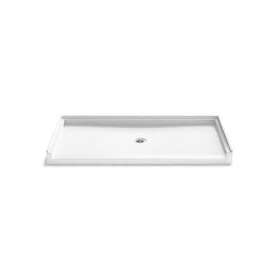 62'' x 31'' alcove shower base, center drain