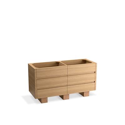 Kohler Landshapese By Daniel Arsham 60'' Bathroom Vanity Cabinet - Stratified Oak