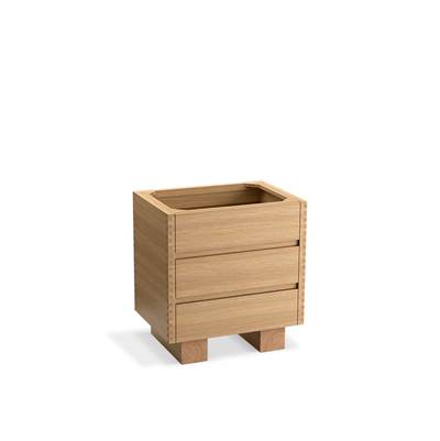 Kohler Landshapese By Daniel Arsham 30'' Bathroom Vanity Cabinet - Stratified Oak