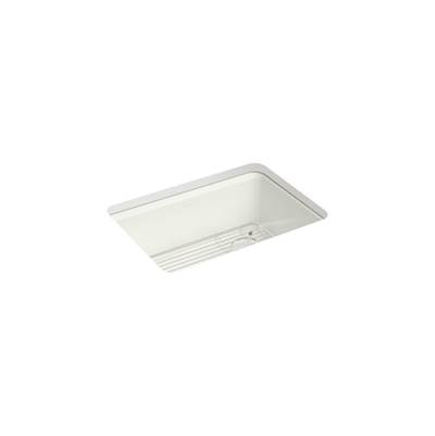 Kohler Riverby 27 in. Undermount Single-Bowl Kitchen Sink - Dune