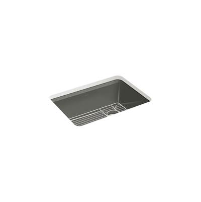 Kohler Riverby 27 in. Undermount Single-Bowl Kitchen Sink - Thunder Grey