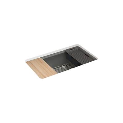 Kohler | Riverby | Workstation Kitchen Sink - Thunder Grey