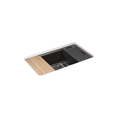 Kohler | Riverby | Workstation Kitchen Sink - Black