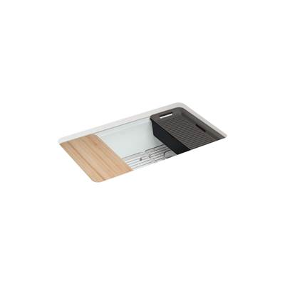 Kohler | Riverby | Workstation Kitchen Sink - Ice Grey