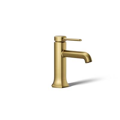Kohler Occasion Single-handle Bathroom Sink Faucet, 1.2 Gpm - Vibrant Brushed Moderne Brass