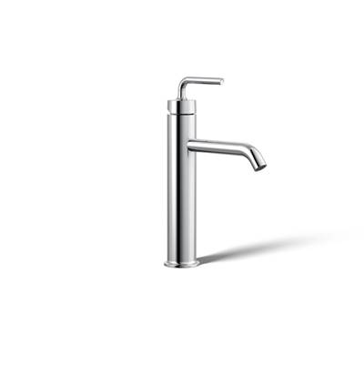Kohler Purist Tall single-handle bathroom sink faucet with Lever handle, 1.2 gpm