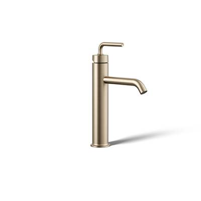 Kohler Purist Tall single-handle bathroom sink faucet with Lever handle, 1.2 gpm