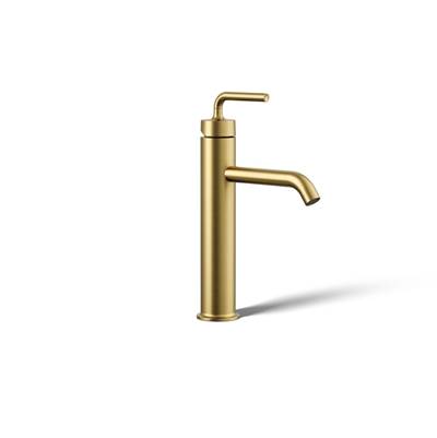 Kohler Purist Tall single-handle bathroom sink faucet with Lever handle, 1.2 gpm