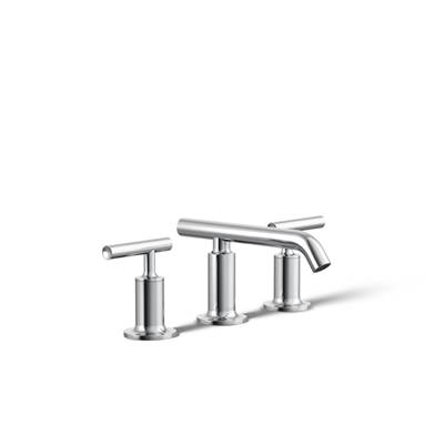 Kohler Purist Widespread bathroom sink faucet with Lever handles, 1.2 gpm - Polished Chrome