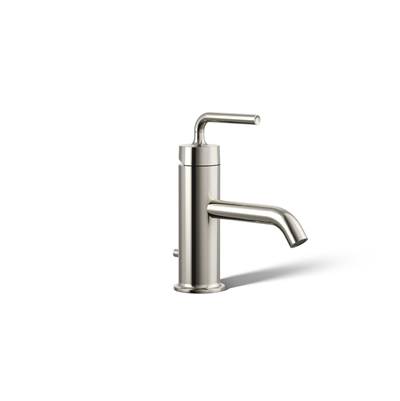 Kohler Purist Single-handle bathroom sink faucet with Straight Lever handle, 1.2 gpm - Vibrant Polished Nickel