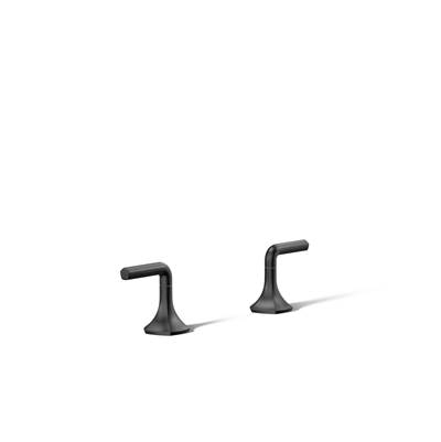 Kohler Occasion Lever Bathroom Sink Faucet Handles - Matte Black