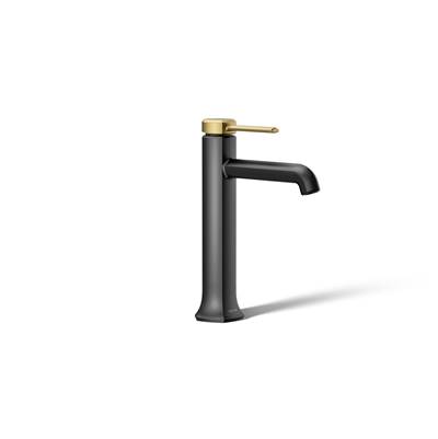 Kohler Occasion Tall Single-handle Bathroom Sink Faucet, 1.2 Gpm - Matte Black with Brushed...
