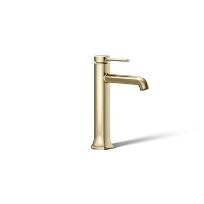 Kohler Occasion Tall Single-handle Bathroom Sink Faucet, 0.5 Gpm - Vibrant French Gold
