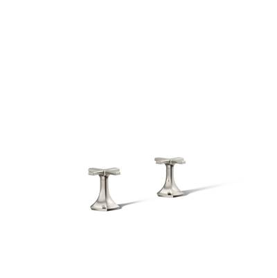 Kohler Occasion Cross Bathroom Sink Faucet Handles - Vibrant Polished Nickel