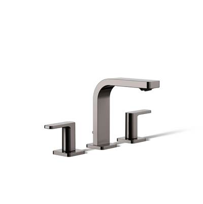 Kohler Parallel Widespread Bathroom Sink Faucet, 1.0 Gpm - Vibrant Titanium