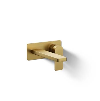 Kohler Parallel Wall-mount Single-handle Bathroom Sink Faucet, 1.2 Gpm - Vibrant Brushed Moderne...