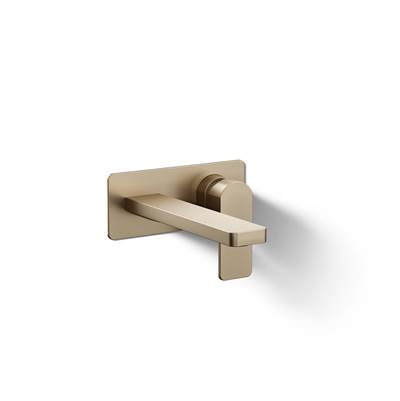 Kohler Parallel Wall-mount Single-handle Bathroom Sink Faucet, 1.2 Gpm - Vibrant Brushed Bronze