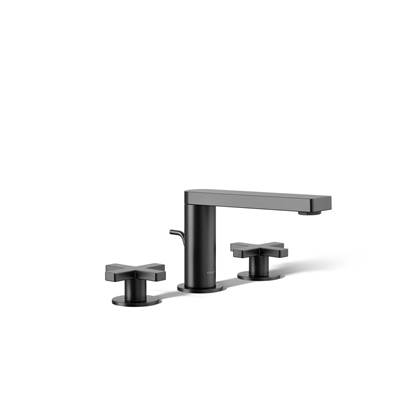Composed Widespread bathroom sink faucet with Cross handles, 1.2 gpm