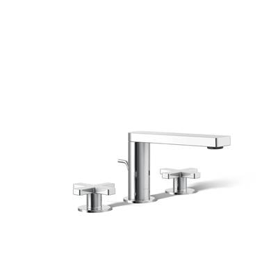 Composed Widespread bathroom sink faucet with Cross handles, 1.2 gpm