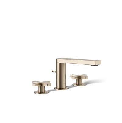Composed Widespread bathroom sink faucet with Cross handles, 1.2 gpm