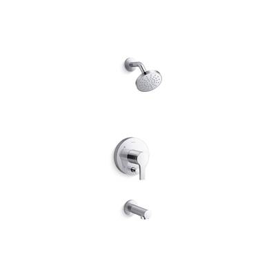 Elate Rite-Temp Bath And Shower Trim Kit With Push-Button Diverter 1.5 GPM - Polished Chrome