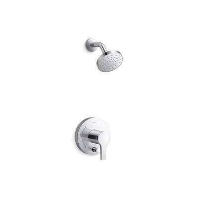Elate Rite-Temp shower trim kit with push-button diverter, 1.5 gpm - Polished Chrome