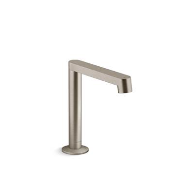 Kohler Touchless single-hole lavatory faucet with Kinesis sensor technology and temperature mixer, AC-powered, 0.5 gpm - Vibrant Brushed Nickel