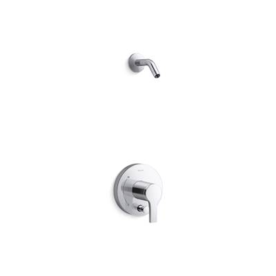 Elate Rite-Temp Shower Trim Kit With Push-Button Diverter Without Showerhead - Polished Chrome
