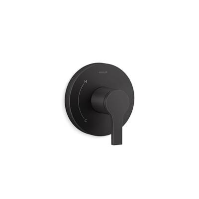 Elate Rite-Temp Valve Trim - Matte Black